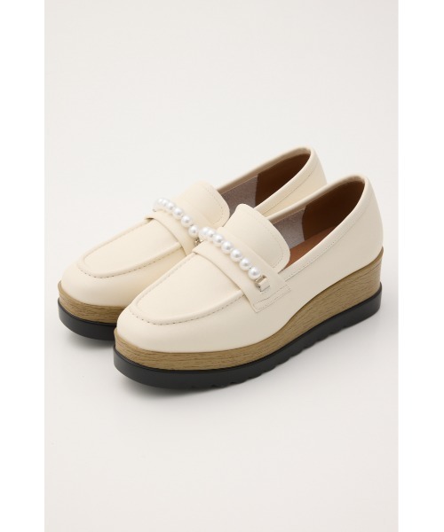 STACCATO（スタッカート）の「パールチェーンプラットフォーム（ローファー・レディース・ブラック/ホワイト・22.5cm/23cm/23.5cm/24cm/24.5cm）」の22枚目の写真