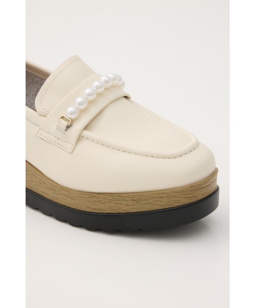 STACCATO（スタッカート）の「パールチェーンプラットフォーム（ローファー・レディース・ブラック/ホワイト・22.5cm/23cm/23.5cm/24cm/24.5cm）」の17枚目の写真