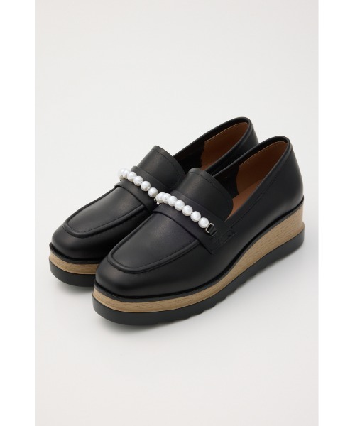 STACCATO（スタッカート）の「パールチェーンプラットフォーム（ローファー・レディース・ブラック/ホワイト・22.5cm/23cm/23.5cm/24cm/24.5cm）」の14枚目の写真