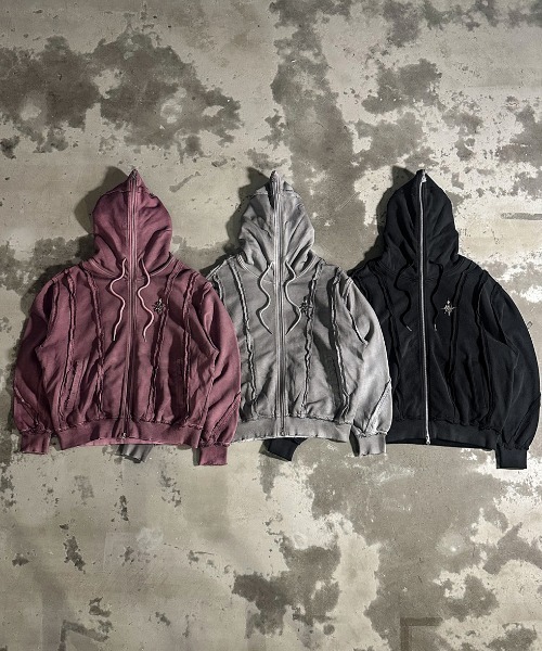 その他 KIM A'GEM/9 × .kom 『A'GEM/9/エージェムナイン』 吹付加工パーカー