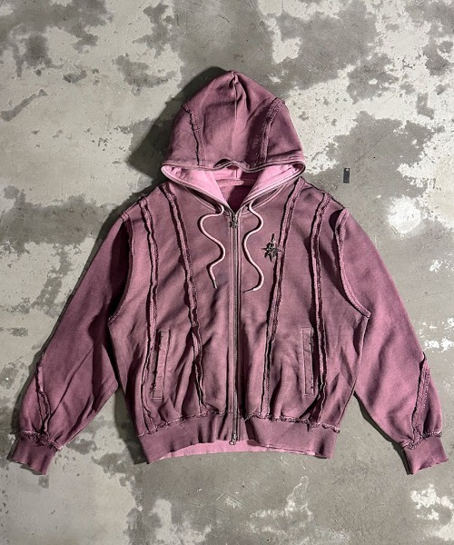 y2k、punk.BEAMS ピンク グラフィックパーカー M y2k、punk.BEAMS ピンク グラフィックパーカー M y2k、punk