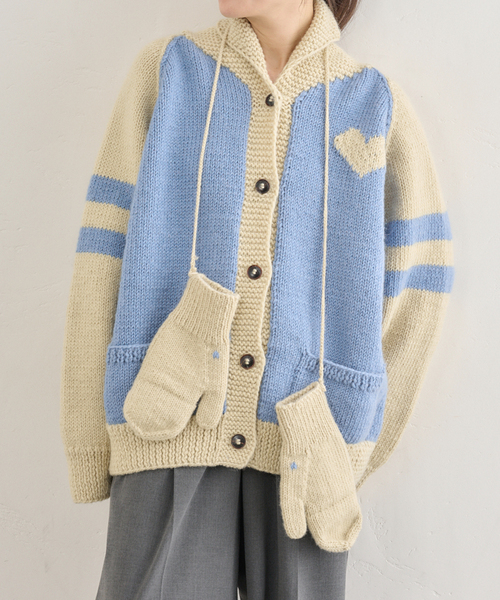 NEPAL HAND KNIT/ネパールハンドニット別注カウチンニットカーディガン