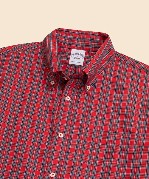 BROOKS BROTHERS(ブルックスブラザーズ)の「コットンポプリン シーズナルパターン フライデーシャツ(シャツ/ブラウス・メンズ・ストライプ/ネイビー/ブルー系その他/ピンク/ブルー/グレイッシュブルー/ホワイト/レッド/グリーン・LARGE/MEDIUM/SMALL/X-LARGE/X-SMALL)」の19枚目の写真