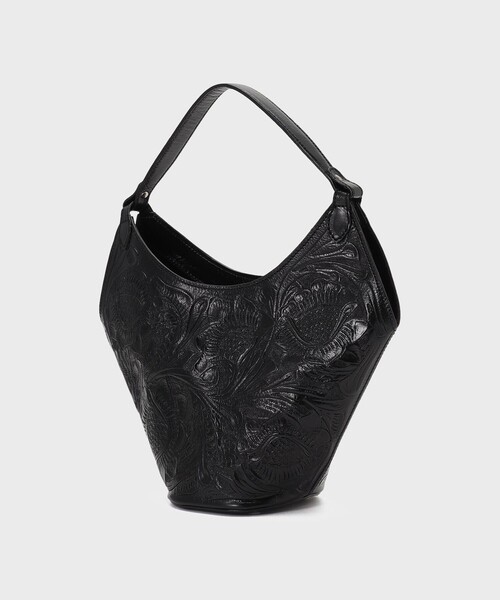 CARVING TRIBES(カービングトライブス)の「Bucket Tote(トートバッグ・レディース・キナリ/ブラック・FREE)」の3枚目の写真