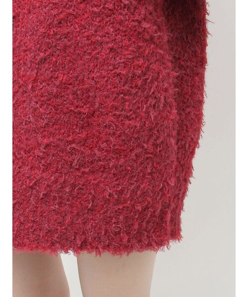 EVRIS（エヴリス）の「リボンオフショルニットワンピース（ワンピース・レディース・レッド/グレー/ブラック・FREE）」の14枚目の写真