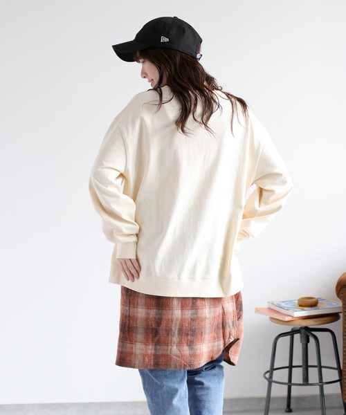 cepo(セポ)の「ワンポイントクマ刺繍ロングスリーブTee(Tシャツ/カットソー・レディース・チャコール/ブラウン/オフホワイト・M)」の10枚目の写真