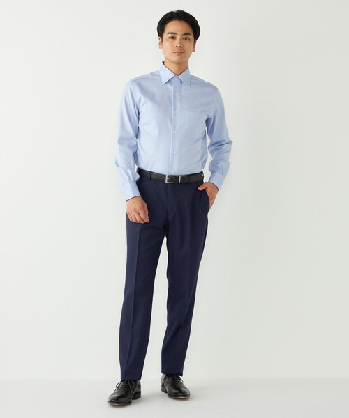 SHIPS Colors（シップス カラーズ）の「SHIPS Colors:〈洗濯機可能〉T/W スーツ スラックス(セットアップ対応可能)（その他パンツ・メンズ・ブラック/ネイビー/ブルー・44/46/48/50）」の11枚目の写真