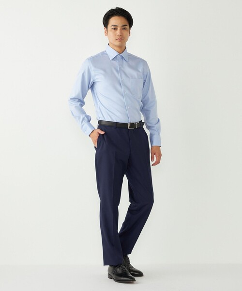SHIPS Colors（シップス カラーズ）の「SHIPS Colors:〈洗濯機可能〉T/W スーツ スラックス(セットアップ対応可能)（その他パンツ・メンズ・ブラック/ネイビー/ブルー・44/46/48/50）」の10枚目の写真