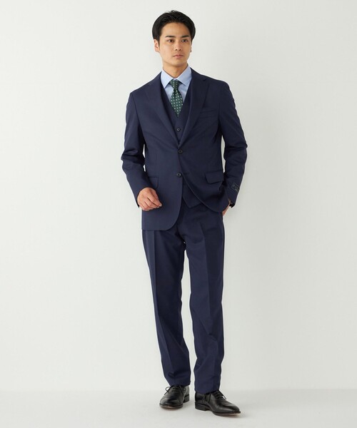 SHIPS Colors（シップス カラーズ）の「SHIPS Colors:〈洗濯機可能〉T/W スーツ スラックス(セットアップ対応可能)（その他パンツ・メンズ・ブラック/ネイビー/ブルー・44/46/48/50）」の7枚目の写真
