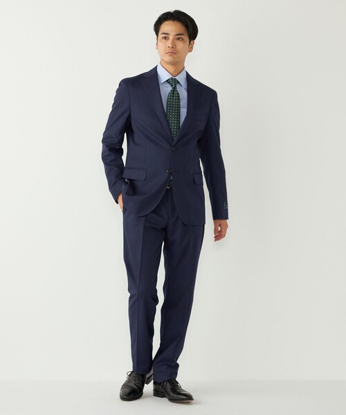SHIPS Colors（シップス カラーズ）の「SHIPS Colors:〈洗濯機可能〉T/W スーツ スラックス(セットアップ対応可能)（その他パンツ・メンズ・ブラック/ネイビー/ブルー・44/46/48/50）」の5枚目の写真