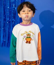 BREEZE | 【リンク/ジュニア対応】アニマルハロウィン長袖Tシャツ(Tシャツ/カットソー)