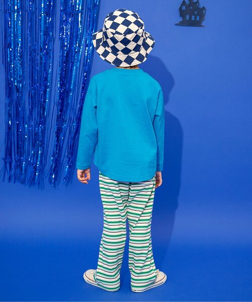 BREEZE（ブリーズ）の「【リンク/ジュニア対応】モチーフワッペン長袖Tシャツ（Tシャツ/カットソー・キッズ・イエロー/レインボー/ブルー/ブラック・80/90/100/130/140/110/120）」の8枚目の写真