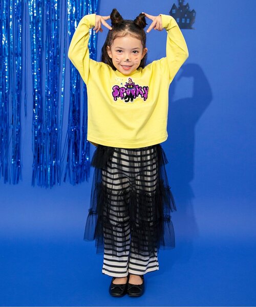 BREEZE（ブリーズ）の「【リンク/ジュニア対応】モチーフワッペン長袖Tシャツ（Tシャツ/カットソー・キッズ・イエロー/レインボー/ブルー/ブラック・80/90/100/130/140/110/120）」の11枚目の写真