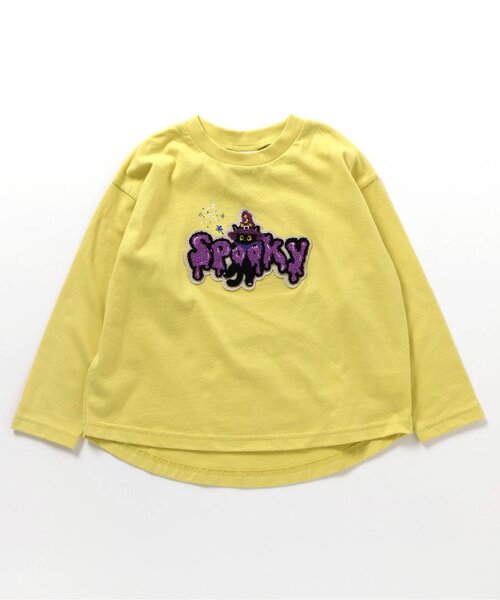 BREEZE（ブリーズ）の「【リンク/ジュニア対応】モチーフワッペン長袖Tシャツ（Tシャツ/カットソー・キッズ・イエロー/レインボー/ブルー/ブラック・80/90/100/130/140/110/120）」の19枚目の写真