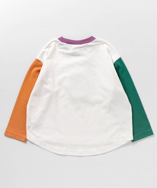 BREEZE（ブリーズ）の「【リンク/ジュニア対応】モチーフワッペン長袖Tシャツ（Tシャツ/カットソー・キッズ・イエロー/レインボー/ブルー/ブラック・80/90/100/130/140/110/120）」の20枚目の写真