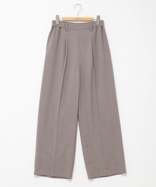 NOLLEY’S(ノーリーズ)の「【一部WEB限定色アイテム】ウォッシャブルウエストゴムセミワイドパンツ(その他パンツ・レディース・ネイビー/ベージュ/チャコールグレー・36/38)」の13枚目の写真