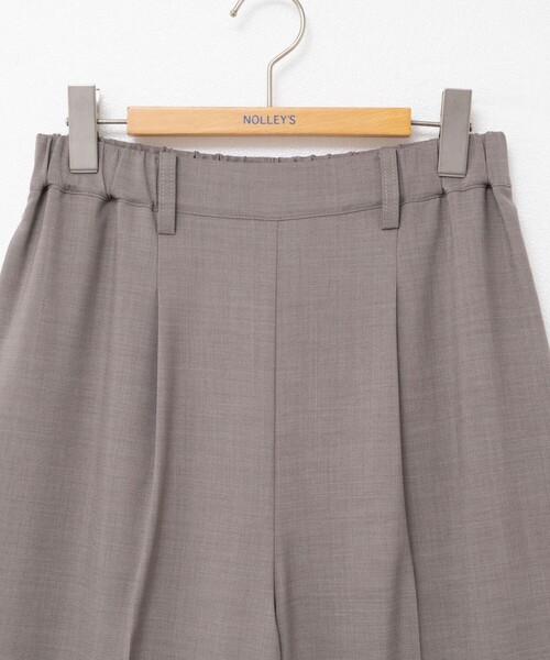 NOLLEY’S(ノーリーズ)の「【一部WEB限定色アイテム】ウォッシャブルウエストゴムセミワイドパンツ(その他パンツ・レディース・ネイビー/ベージュ/チャコールグレー・36/38)」の12枚目の写真