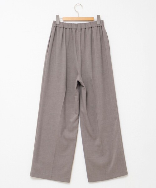 NOLLEY’S(ノーリーズ)の「【一部WEB限定色アイテム】ウォッシャブルウエストゴムセミワイドパンツ(その他パンツ・レディース・ネイビー/ベージュ/チャコールグレー・36/38)」の9枚目の写真