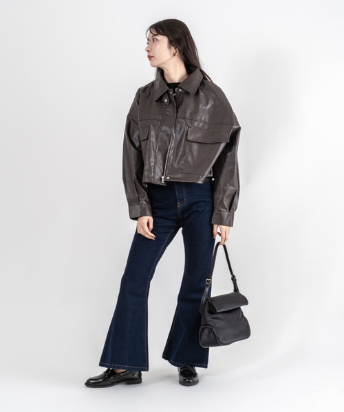 ADD CULUMN(アドカラム)の「【ADD CULUMN/アドカラム】ナイロン×ヴィーガンレザー ショルダーバッグ ROLLA M FABRIC(ショルダーバッグ・レディース・ブラック・FREE)」の19枚目の写真
