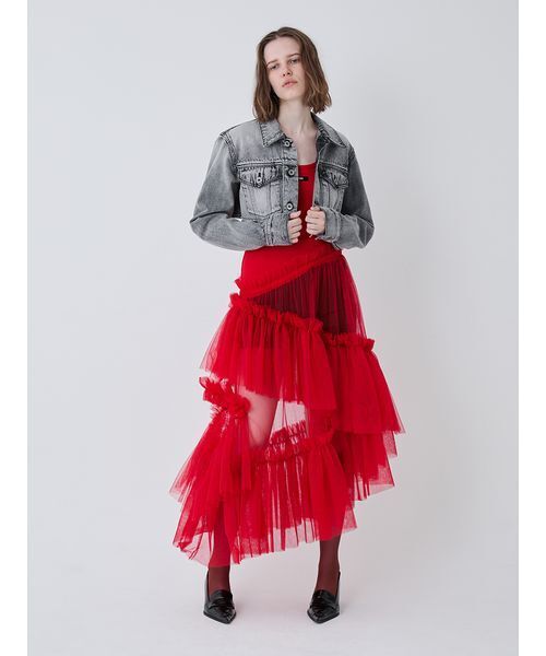 SORIN(ソリン )の「Crafted Cropped Denim Jacket/クラフトクロップドデニムジャケット(デニムジャケット・レディース・ブラック/インディゴブルー・38)」の10枚目の写真
