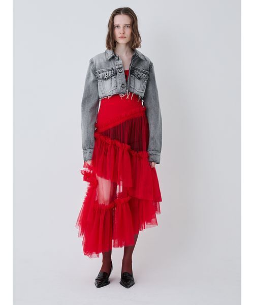 SORIN(ソリン )の「Crafted Cropped Denim Jacket/クラフトクロップドデニムジャケット(デニムジャケット・レディース・ブラック/インディゴブルー・38)」の11枚目の写真