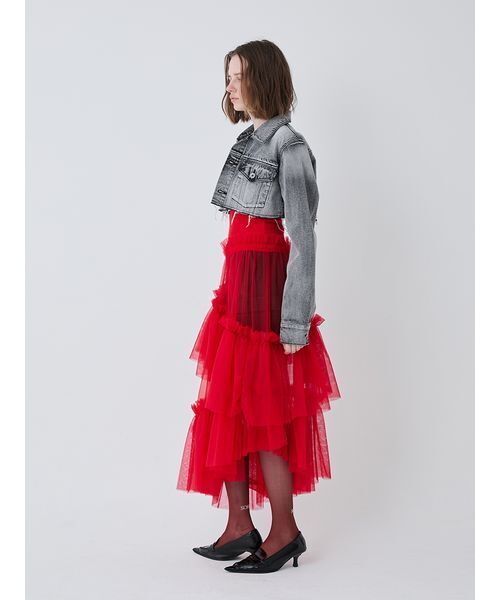 SORIN(ソリン )の「Crafted Cropped Denim Jacket/クラフトクロップドデニムジャケット(デニムジャケット・レディース・ブラック/インディゴブルー・38)」の13枚目の写真