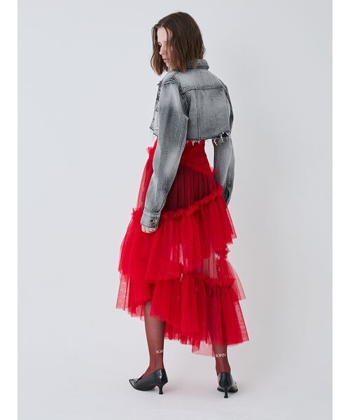 SORIN(ソリン )の「Crafted Cropped Denim Jacket/クラフトクロップドデニムジャケット(デニムジャケット・レディース・ブラック/インディゴブルー・38)」の17枚目の写真