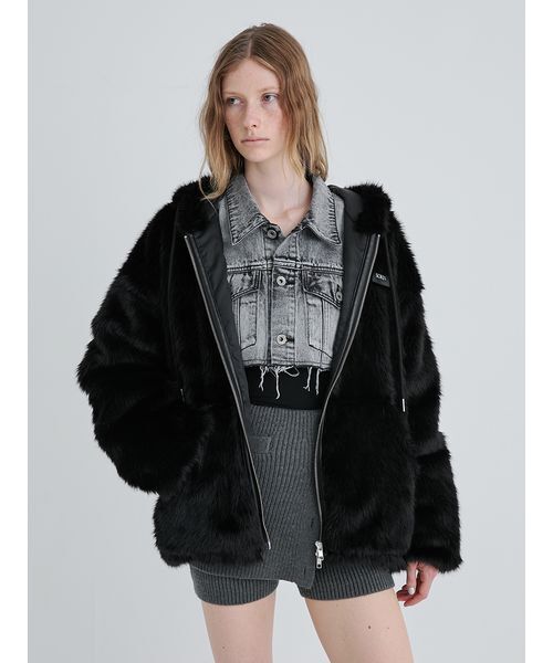 SORIN(ソリン )の「Crafted Cropped Denim Jacket/クラフトクロップドデニムジャケット(デニムジャケット・レディース・ブラック/インディゴブルー・38)」の16枚目の写真