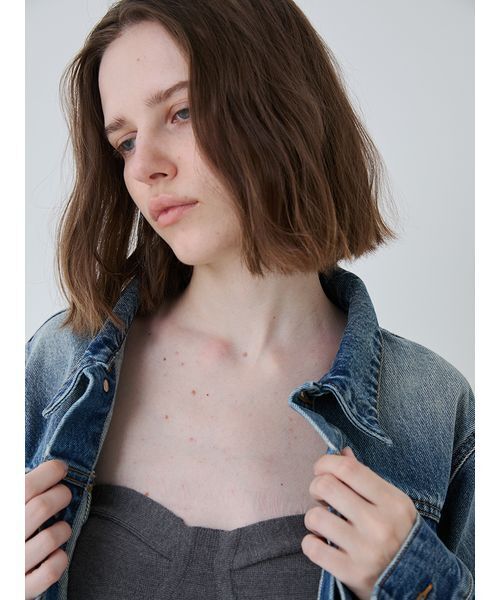 SORIN(ソリン )の「Crafted Cropped Denim Jacket/クラフトクロップドデニムジャケット(デニムジャケット・レディース・ブラック/インディゴブルー・38)」の21枚目の写真