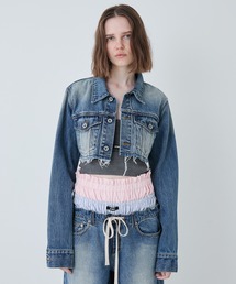 SORIN（ソリン　）の「Crafted Cropped Denim Jacket/クラフトクロップドデニムジャケット（デニムジャケット）」
