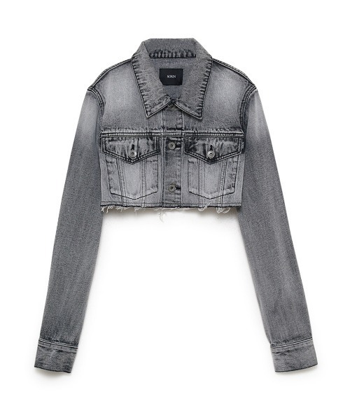 ジャケット・アウター SORIN Balloon Soiled Denim Jacket SORIN｜ソリン（レディース）のジャケット/アウター（ブラック/黒色系