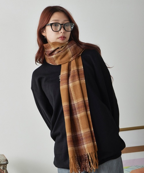 セール】タータンチェックストール（マフラー）｜AO2（アオズ）の