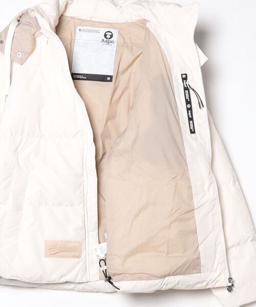 AAPE BY A BATHING APE(エーエイプバイアベイシングエイプ)の「AAPE DOWN JACKET(ダウンジャケット/コート・メンズ・ネイビー/アイボリー・LARGE/MEDIUM/SMALL/X-LARGE)」の12枚目の写真