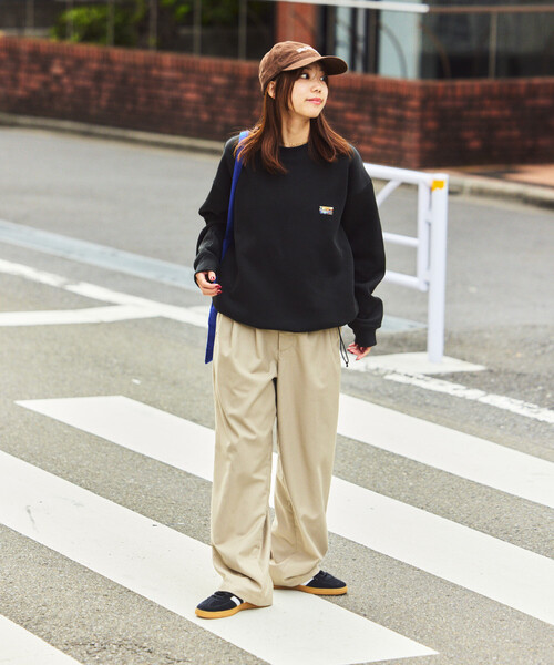 セール】ビッグシルエット スピンドル ダンボール ワンポイントロゴ