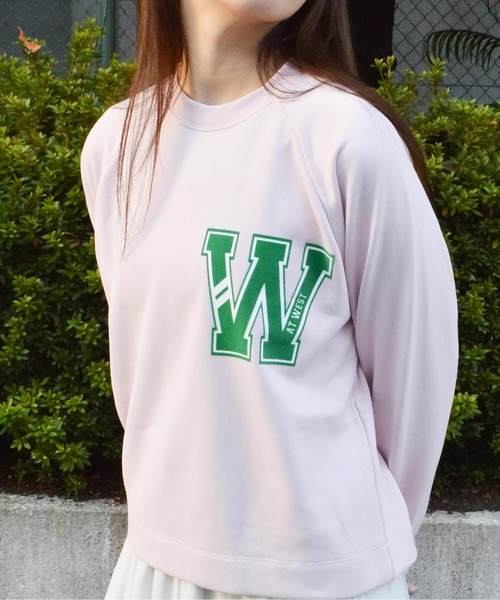 spiritoso(スピリトーゾ)の「【spiritoso】Westプリントラグランスウェット(スウェット・レディース・ライトグリーン/ライトグレー/ベビーピンク・FREE)」の10枚目の写真