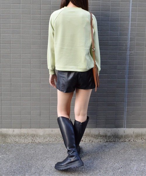 spiritoso(スピリトーゾ)の「【spiritoso】Westプリントラグランスウェット(スウェット・レディース・ライトグリーン/ライトグレー/ベビーピンク・FREE)」の16枚目の写真