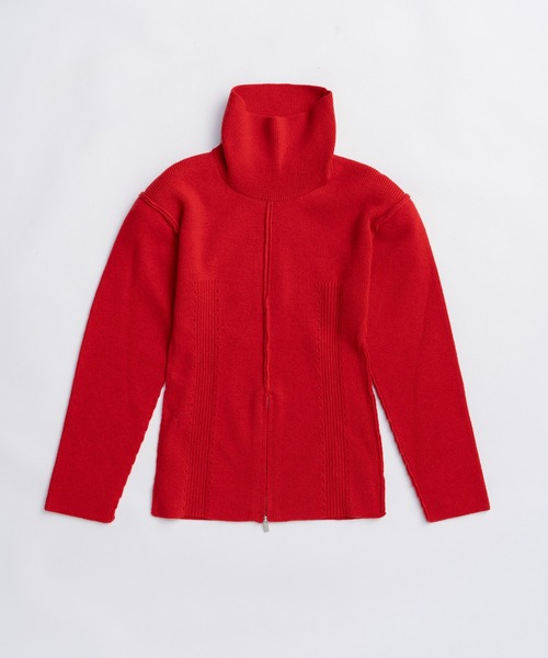 PRANK PROJECT（プランクプロジェクト）の「ヘヴィタートルニットチュニック / Heavy Turtleneck Knit Tunic（ニット/セーター・レディース・レッド/ブラック/マルチ・FREE）」の21枚目の写真