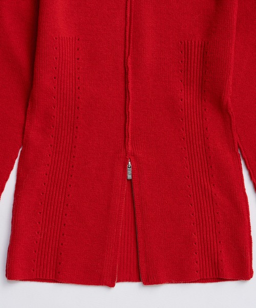 PRANK PROJECT（プランクプロジェクト）の「ヘヴィタートルニットチュニック / Heavy Turtleneck Knit Tunic（ニット/セーター・レディース・レッド/ブラック/マルチ・FREE）」の22枚目の写真