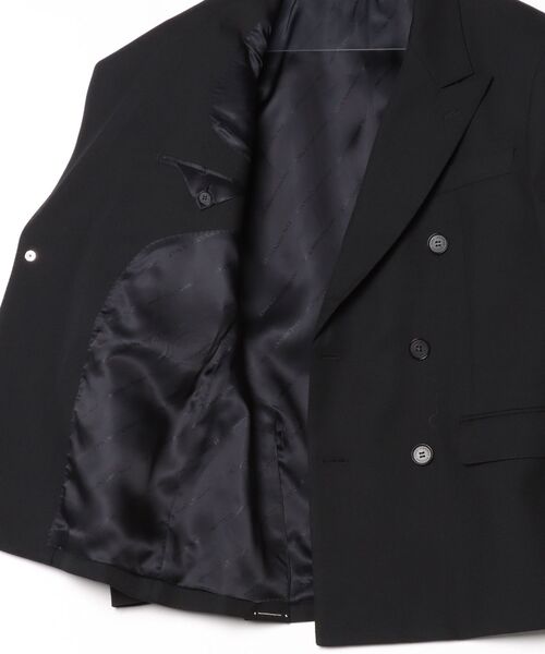 セール】WOOL GABARDINE DOUBLE BREASTED JACKET（テーラード