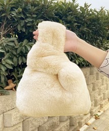 ファーハンドバッグ