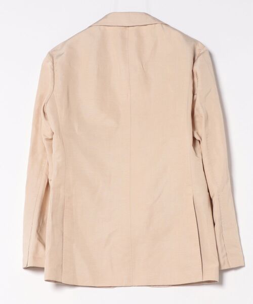 DESIGNWORKS（デザインワークス）の「【RINGJACKET/リングジャケット】リネンシルクジャケット  NO308FH（テーラードジャケット・メンズ・ベージュ・46/48/50/52）」の2枚目の写真