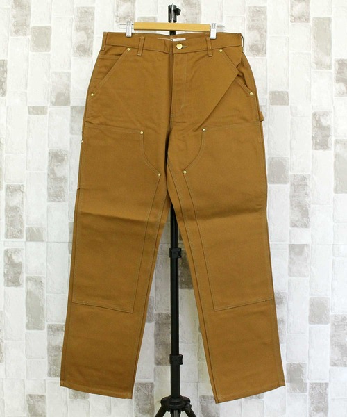 Carhartt（カーハート）の「アイコニックBO1ファームダックダブルフロントダンガリーワークパンツ Iconic BO1 Firm Duck Double-Front Dungaree Work Pants（デニムパンツ・メンズ・ブラック/ブラウン・32/34/36/38/40/42/44）」の11枚目の写真