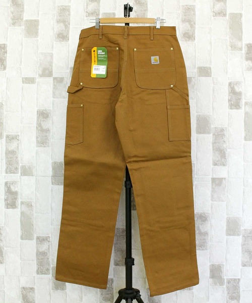 Carhartt（カーハート）の「アイコニックBO1ファームダックダブルフロントダンガリーワークパンツ Iconic BO1 Firm Duck Double-Front Dungaree Work Pants（デニムパンツ・メンズ・ブラック/ブラウン・32/34/36/38/40/42/44）」の12枚目の写真
