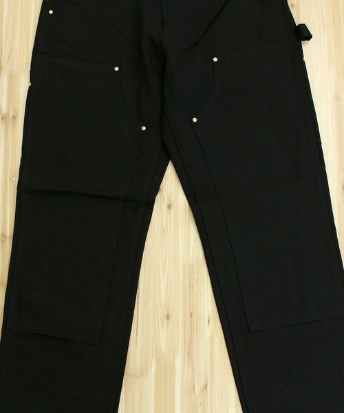Carhartt（カーハート）の「アイコニックBO1ファームダックダブルフロントダンガリーワークパンツ Iconic BO1 Firm Duck Double-Front Dungaree Work Pants（デニムパンツ・メンズ・ブラック/ブラウン・32/34/36/38/40/42/44）」の5枚目の写真
