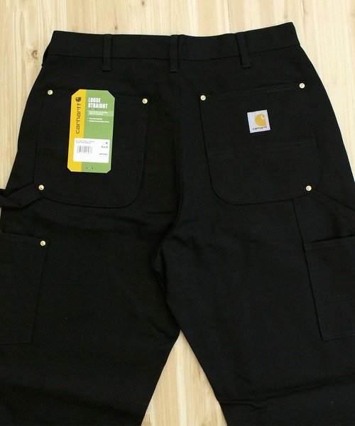 Carhartt（カーハート）の「アイコニックBO1ファームダックダブルフロントダンガリーワークパンツ Iconic BO1 Firm Duck Double-Front Dungaree Work Pants（デニムパンツ・メンズ・ブラック/ブラウン・32/34/36/38/40/42/44）」の7枚目の写真