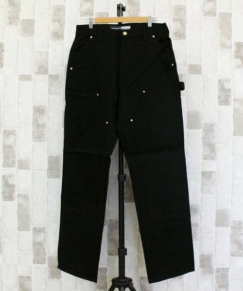 Carhartt（カーハート）の「アイコニックBO1ファームダックダブルフロントダンガリーワークパンツ Iconic BO1 Firm Duck Double-Front Dungaree Work Pants（デニムパンツ・メンズ・ブラック/ブラウン・32/34/36/38/40/42/44）」の20枚目の写真