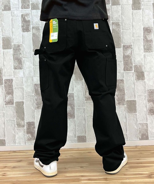 Carhartt（カーハート）の「アイコニックBO1ファームダックダブルフロントダンガリーワークパンツ Iconic BO1 Firm Duck Double-Front Dungaree Work Pants（デニムパンツ・メンズ・ブラック/ブラウン・32/34/36/38/40/42/44）」の19枚目の写真