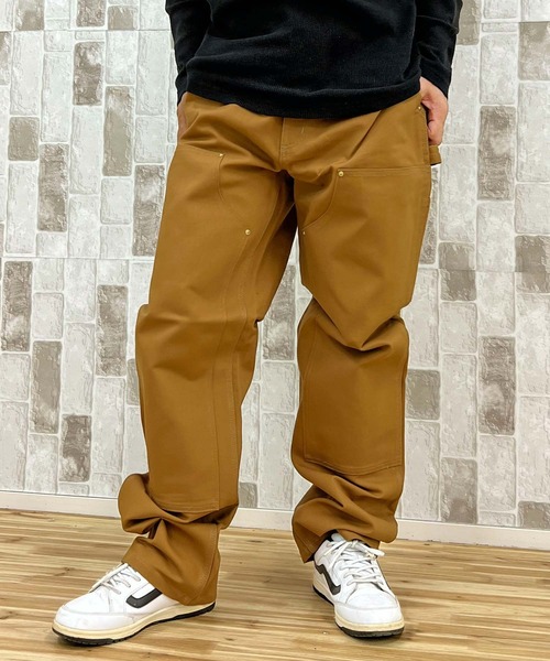 Carhartt（カーハート）の「アイコニックBO1ファームダックダブルフロントダンガリーワークパンツ Iconic BO1 Firm Duck Double-Front Dungaree Work Pants（デニムパンツ・メンズ・ブラック/ブラウン・32/34/36/38/40/42/44）」の21枚目の写真