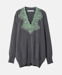 Irene lecielblue アイレネ ルシェルブルー ニット アイレネ - IRENE | Knit Baretop Jacket-Light Blue-36の通販