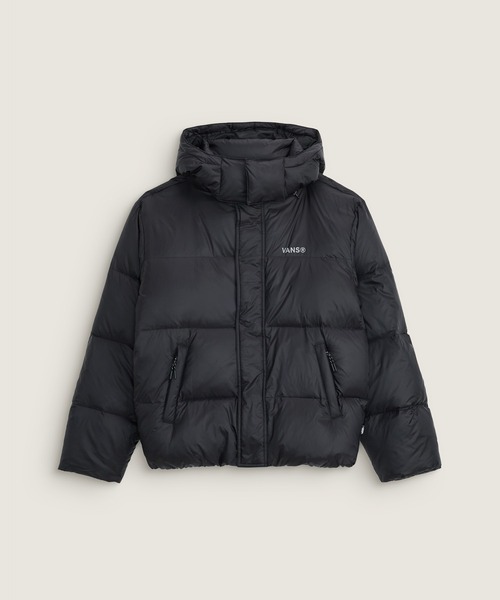 セール】ジップポケット ダウンジャケット / ZIP POCKET PUFFER Black